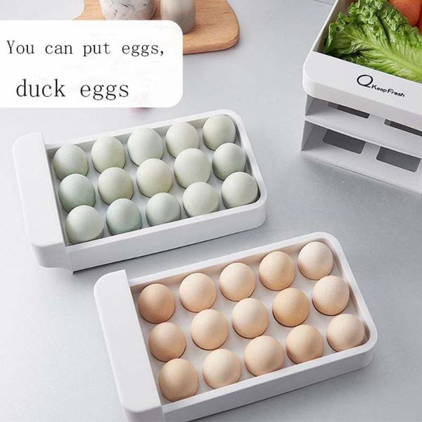 1pc organizer egg storage box refrigerator fresh-keeping drawer fruits vegetables and box kitchen type supplies r3p0
1pc organizer egg storage box refrigerator fresh-keeping drawer fruits vegetables and box kitchen type supplies r3p0