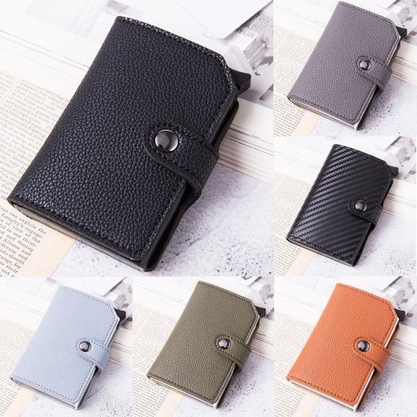 card holders 2021 fashion women men id protector wallet holder package box bag mini tarjetero porte carte, Brown;gray
card holders 2021 fashion women men id protector wallet holder package box bag mini tarjetero porte carte, Brown;gray