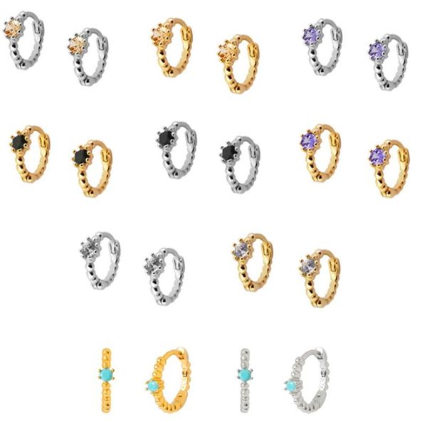 hoop & huggie ins wind earrings for women inlaid single zircon -selling jewelry small round beads all-match personality simple, Golden;silver
hoop & huggie ins wind earrings for women inlaid single zircon -selling jewelry small round beads all-match personality simple, Golden;silver