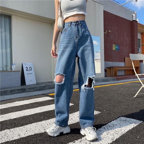women's jeans woman large size high waisted ripped elastic skinny pencil pants female zipper wash denim trousers girl, Blue
women's jeans woman large size high waisted ripped elastic skinny pencil pants female zipper wash denim trousers girl, Blue