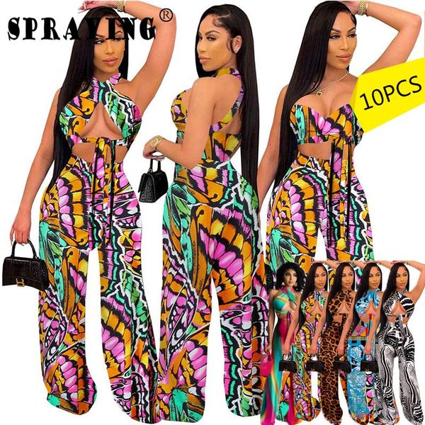 women's two piece pants bulk wholesale women clothes 2021 summer outfits hollow out corset backless wide leg set fashion s7159, White
women's two piece pants bulk wholesale women clothes 2021 summer outfits hollow out corset backless wide leg set fashion s7159, White