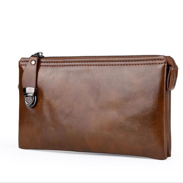 wallets men's retro wallet solid hand bag soft quality pu safety lock moneybag leisure mobile purse customization business gentleman, Red;black
wallets men's retro wallet solid hand bag soft quality pu safety lock moneybag leisure mobile purse customization business gentleman, Red;black