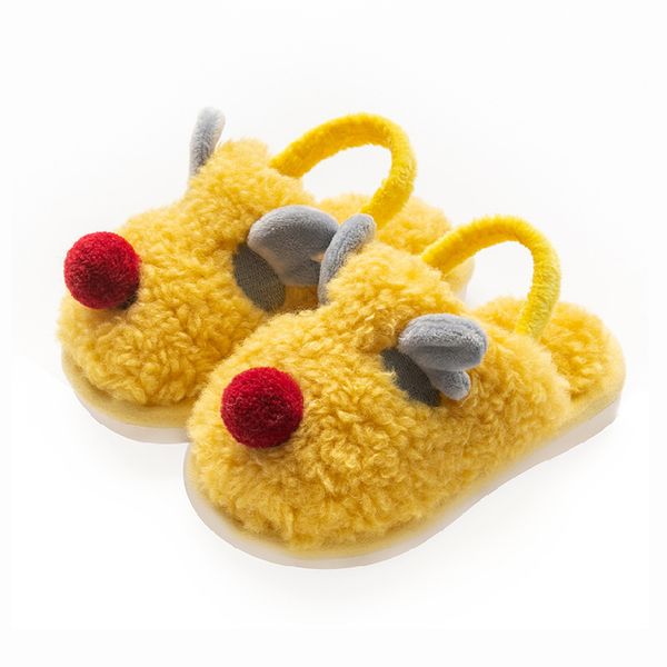 Winter Kids Slippers Cute Cartoon Elk Lambs Wool Indoor Shoes For Boys Toddler Girls Soft Warm Non Slip Floor Children Shoes, White
Winter Kids Slippers Cute Cartoon Elk Lambs Wool Indoor Shoes For Boys Toddler Girls Soft Warm Non Slip Floor Children Shoes, White