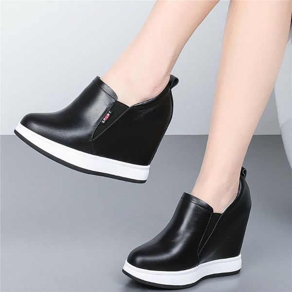 boots 11cm high heel platform oxfords shoes women genuine leather wedges ankle female round toe fashion sneakers casual, Black
boots 11cm high heel platform oxfords shoes women genuine leather wedges ankle female round toe fashion sneakers casual, Black