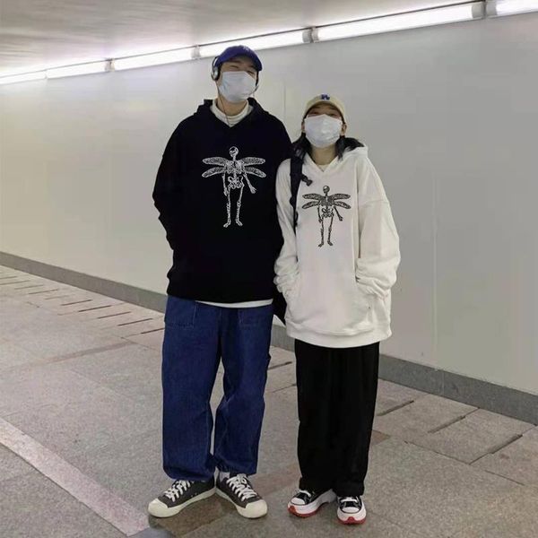 men's hoodies & sweatshirts kpop couple winter sweater casual long sleeve fairy grung harajuku butterfly clothes women hoodie pullove, Black
men's hoodies & sweatshirts kpop couple winter sweater casual long sleeve fairy grung harajuku butterfly clothes women hoodie pullove, Black