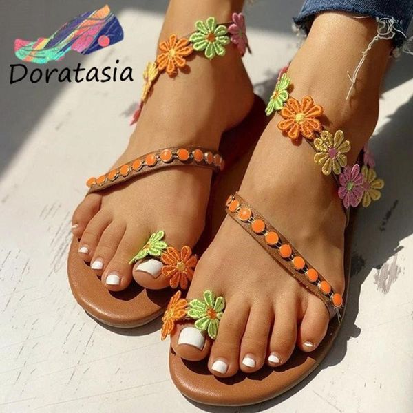 sandals doratasia retro big size 43 women mixed color slip on open toe shoes flower casual comfy outside sandal swomen1, Black
sandals doratasia retro big size 43 women mixed color slip on open toe shoes flower casual comfy outside sandal swomen1, Black
