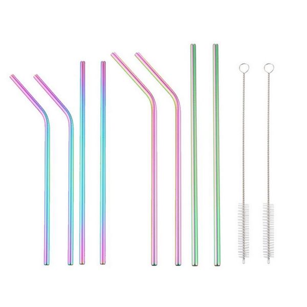 drinking straws reusable metal straw stainless steel with cleaner brush for bar accessories home party supplies 10pcs a set
drinking straws reusable metal straw stainless steel with cleaner brush for bar accessories home party supplies 10pcs a set