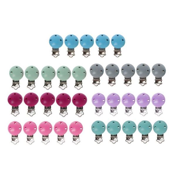 pacifiers# 7 colors 5pcs/lot metal wooden baby pacifier clips solid color holders cute infant soother clasps accessories
pacifiers# 7 colors 5pcs/lot metal wooden baby pacifier clips solid color holders cute infant soother clasps accessories