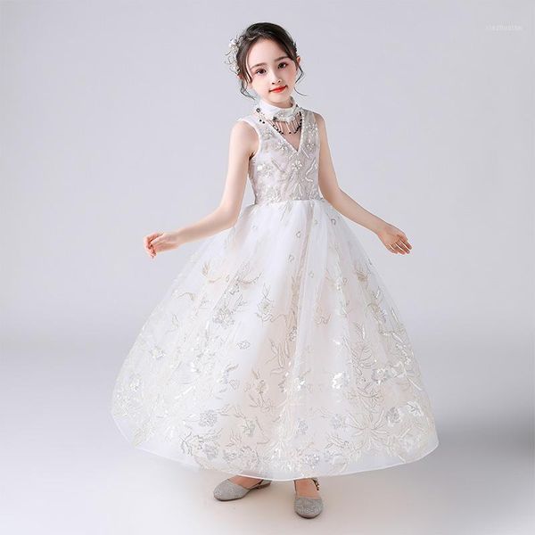 girl's dresses elegant sequined flower girl for wedding kids birthday party long robe beadings bandage prom gowns first communion1, Red;yellow
girl's dresses elegant sequined flower girl for wedding kids birthday party long robe beadings bandage prom gowns first communion1, Red;yellow