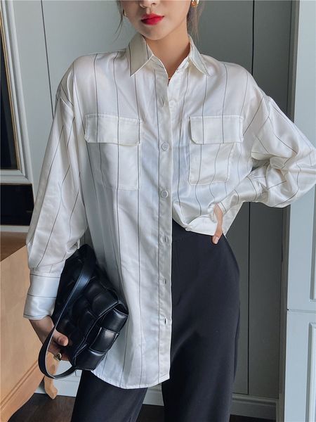 2021 new open back lantern white shirt women long sleeve and blouses striped casual ladies korean blouse fall 6fr5
2021 new open back lantern white shirt women long sleeve and blouses striped casual ladies korean blouse fall 6fr5