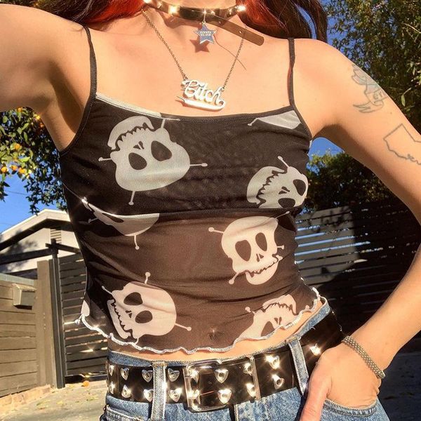 women's tanks & camis mall goth y2k e-girl skull printed women harajuku streetwear vintage dark gothic strapless crop tank clubwea, White
women's tanks & camis mall goth y2k e-girl skull printed women harajuku streetwear vintage dark gothic strapless crop tank clubwea, White