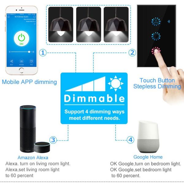 tuya smart life ewelink app smart wifi dimmer switch led light dimmer touch wall switch works with amazon alexa google home
tuya smart life ewelink app smart wifi dimmer switch led light dimmer touch wall switch works with amazon alexa google home