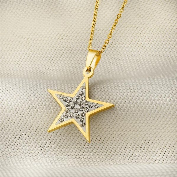pendant necklaces 2021 fashion jewelry metal pentagon five-pointed star necklace for women wholesale gift cnd151, Silver
pendant necklaces 2021 fashion jewelry metal pentagon five-pointed star necklace for women wholesale gift cnd151, Silver