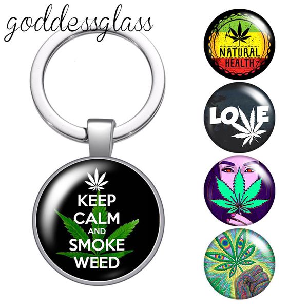 smoke weed leave natural health p round glass cabochon keychain bag car key chain ring holder charms keychains for gift, Silver
smoke weed leave natural health p round glass cabochon keychain bag car key chain ring holder charms keychains for gift, Silver