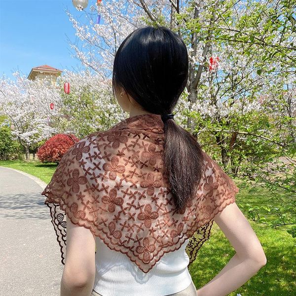scarves elegant women long scarf embroidery floral crochet mesh lace trim shawl fashion lolita princess sweet beige, Blue;gray
scarves elegant women long scarf embroidery floral crochet mesh lace trim shawl fashion lolita princess sweet beige, Blue;gray