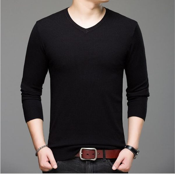 new spring 2021 pullover o-neck solid color long sleeve warm slim sweaters men men's sweater pull male clo wutp, White;black
new spring 2021 pullover o-neck solid color long sleeve warm slim sweaters men men's sweater pull male clo wutp, White;black