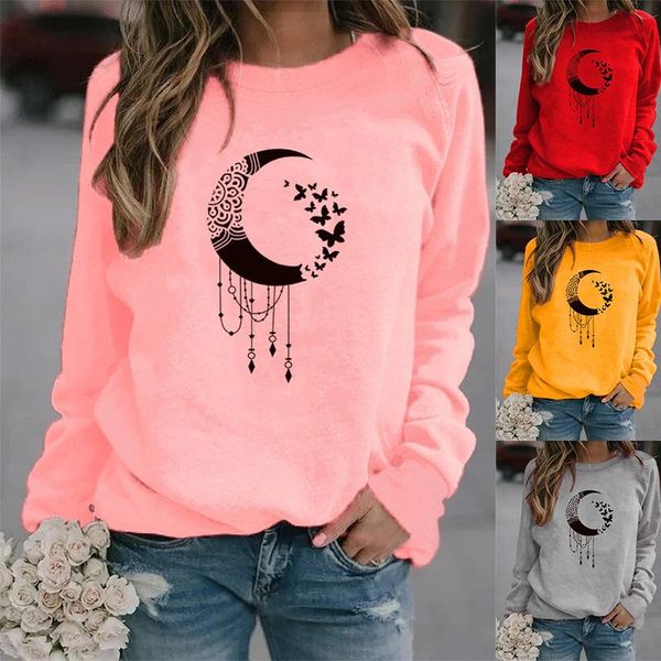 women's hoodies & sweatshirts women hoodie wind chime moon printed fleece long sleeve o neck loose sweatshirt girls pullovers winter, Black
women's hoodies & sweatshirts women hoodie wind chime moon printed fleece long sleeve o neck loose sweatshirt girls pullovers winter, Black