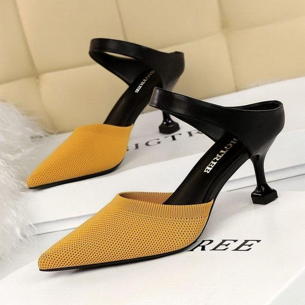 dress shoes nice spring and autumn fashion pointed high heels women's stiletto knit mid-heel comfortable single, Black
dress shoes nice spring and autumn fashion pointed high heels women's stiletto knit mid-heel comfortable single, Black