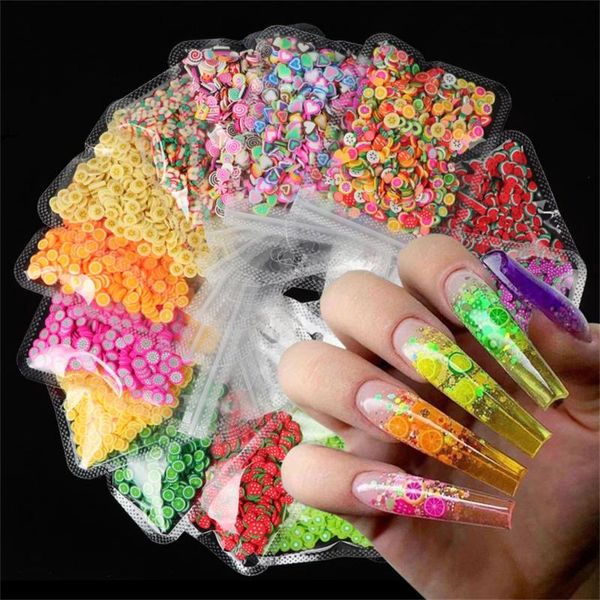 nail art decorations 1 bag 3d colorful fruit mixed tiny slices sticker polymer clay diy design acrylic beauty accessories, Silver;gold
nail art decorations 1 bag 3d colorful fruit mixed tiny slices sticker polymer clay diy design acrylic beauty accessories, Silver;gold