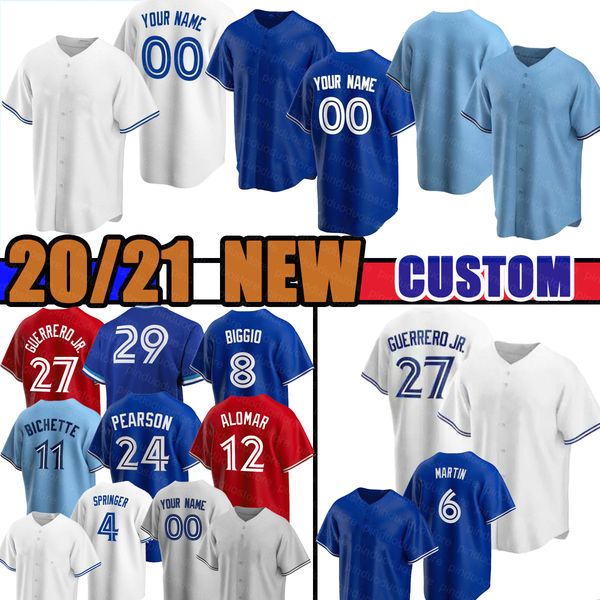 custom jersey 4 george springer toronto 2021 27 vladimir guerrero jr. biggio joe carter bo bichette alomar jays baseball new, Blue;black
custom jersey 4 george springer toronto 2021 27 vladimir guerrero jr. biggio joe carter bo bichette alomar jays baseball new, Blue;black