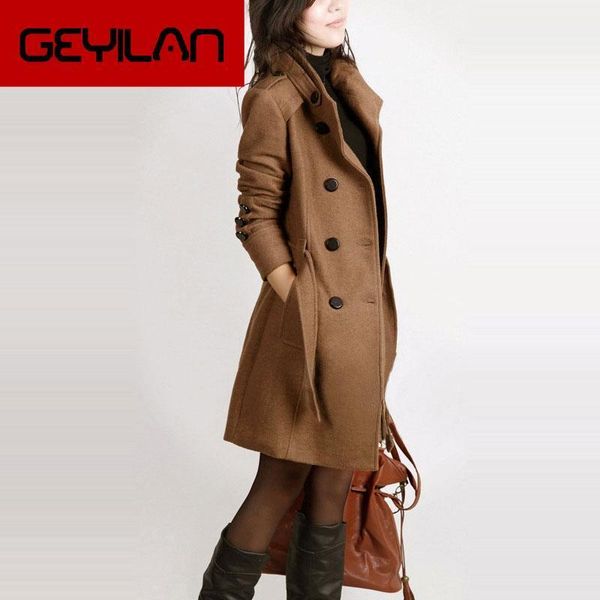 long sleeve winter wool coat women europe style plus size casaco feminino ladies autumn slim woolen coats z5405 women's & blends, Black
long sleeve winter wool coat women europe style plus size casaco feminino ladies autumn slim woolen coats z5405 women's & blends, Black