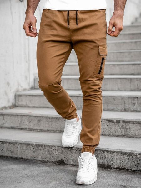 men drawstring waist cargo pants b5me#, Black
men drawstring waist cargo pants b5me#, Black