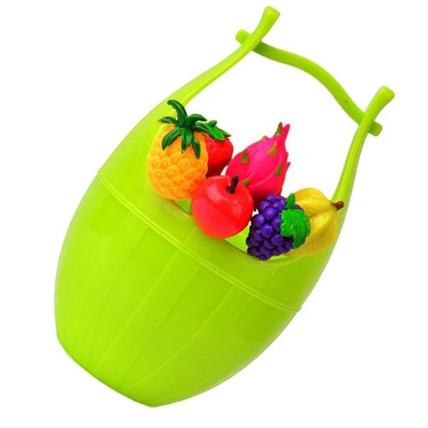 6pcs cartoon stainless steel fruit forks with holder salad fruit picks cocktail sticks kitchen accessories (green
6pcs cartoon stainless steel fruit forks with holder salad fruit picks cocktail sticks kitchen accessories (green