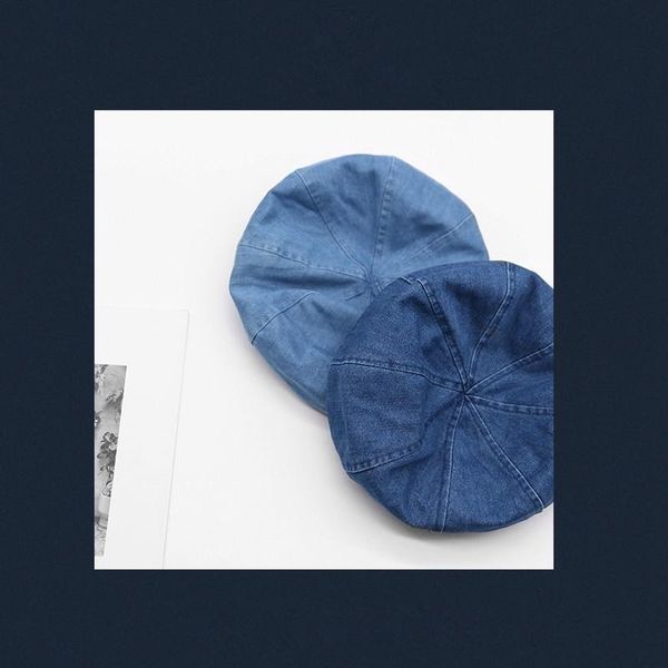 berets women fashion retro denim cowboy hat sboy cap octagonal beret british pumpkin flat ins style japanese, Blue;gray
berets women fashion retro denim cowboy hat sboy cap octagonal beret british pumpkin flat ins style japanese, Blue;gray