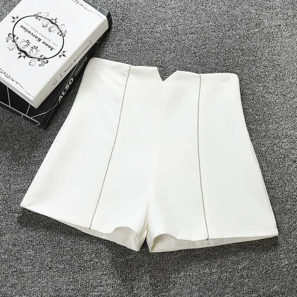 women's shorts white black high waist womens fashion elegant slim mini short femme work office stretch wide leg suit women c6929
women's shorts white black high waist womens fashion elegant slim mini short femme work office stretch wide leg suit women c6929