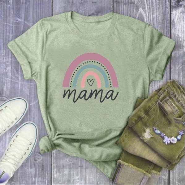 rainbow mama letter print t shirt women short sleeve o neck loose tshirt summer ladies tee shirt clothes camisetas mujer, White
rainbow mama letter print t shirt women short sleeve o neck loose tshirt summer ladies tee shirt clothes camisetas mujer, White