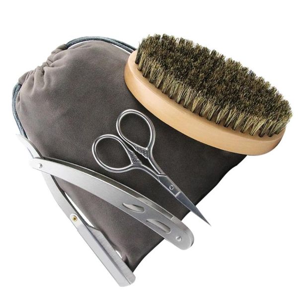 hair scissors 1 set of stainless steel beard comb for men brush styling care clean template trimmer tool(wood color)
hair scissors 1 set of stainless steel beard comb for men brush styling care clean template trimmer tool(wood color)