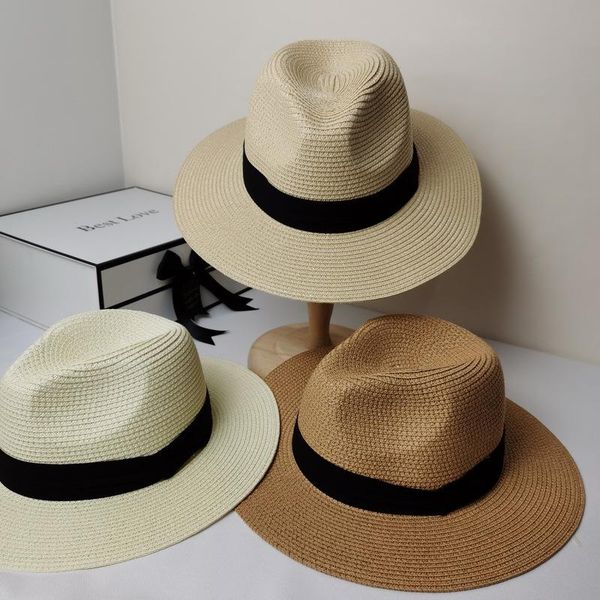 wide brim hats 2021 the fashion casual for women man beach straw hat men uv protection cap chapeau femme panama summer sun, Blue;gray
wide brim hats 2021 the fashion casual for women man beach straw hat men uv protection cap chapeau femme panama summer sun, Blue;gray