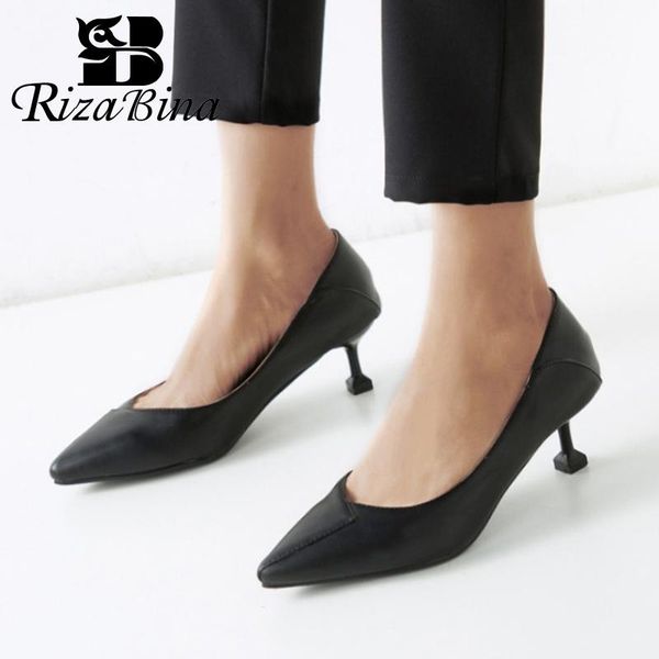 dress shoes rizabina patchwork women pumps pointed toe shallow office lady daily casual thin heels fashion footwear size 30-43, Black
dress shoes rizabina patchwork women pumps pointed toe shallow office lady daily casual thin heels fashion footwear size 30-43, Black