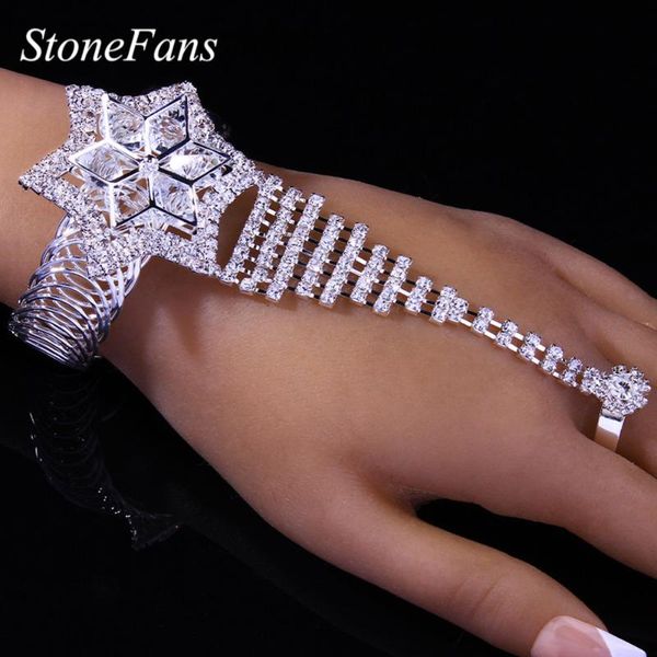 bangle stonefans zircon cuff finger bracelet for women fashion crystal bling accessories adjustable flowers wholesale jewelry, Black
bangle stonefans zircon cuff finger bracelet for women fashion crystal bling accessories adjustable flowers wholesale jewelry, Black