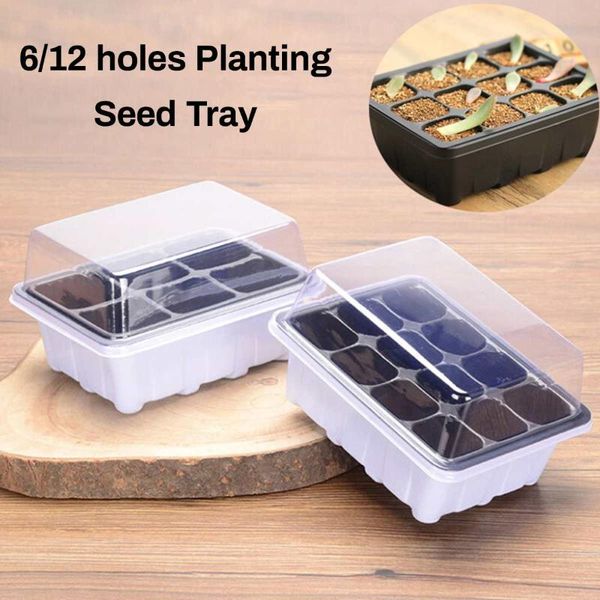 plastic breathable planting tray holes plastic sprout plate germination box nursery pots seed grow base lids with clear cover
plastic breathable planting tray holes plastic sprout plate germination box nursery pots seed grow base lids with clear cover