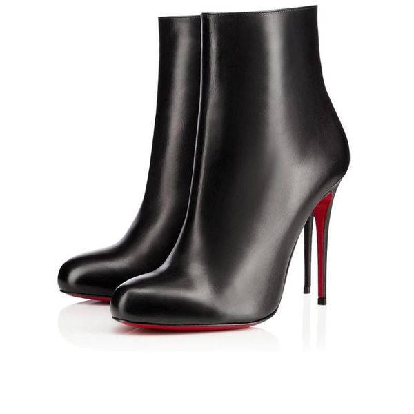 boots red bottom high heels patent leather women party wedding triple spikes pointed toes pumps dress shoes with box 12, Black
boots red bottom high heels patent leather women party wedding triple spikes pointed toes pumps dress shoes with box 12, Black