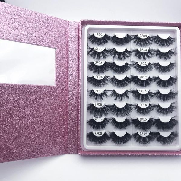 false eyelashes 16 pairs lash book wholesale 100% 25mm real mink cruelty dramatic long soft fake eye makeup extensions
false eyelashes 16 pairs lash book wholesale 100% 25mm real mink cruelty dramatic long soft fake eye makeup extensions