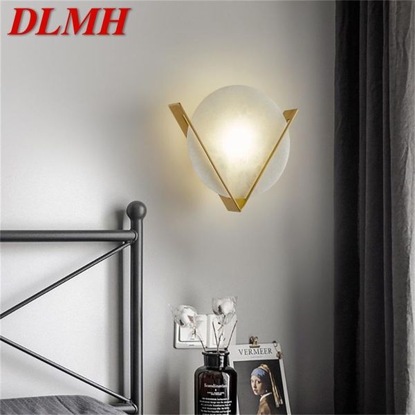 dlmh brass sconce wall lamp modern luxury design marble led light balcony for home living room corridor
dlmh brass sconce wall lamp modern luxury design marble led light balcony for home living room corridor