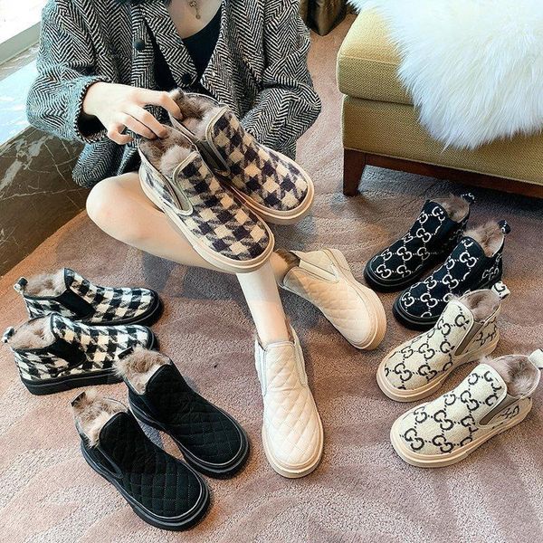 boots women's shoes fashion versatile suede snowboots soft soles comfortable non-slip cotton, Black
boots women's shoes fashion versatile suede snowboots soft soles comfortable non-slip cotton, Black