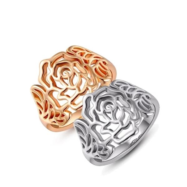 fashion new retro gold plated hollow flower vintage ring jewelry for women gift girls, Silver
fashion new retro gold plated hollow flower vintage ring jewelry for women gift girls, Silver