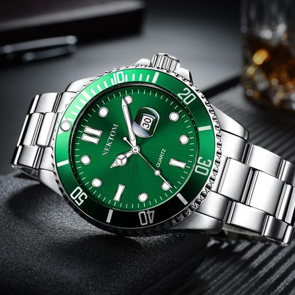 wristwatches nektom quartz watch men 2021 green waterproof watches mens sports date black relogio masculino, Slivery;brown
wristwatches nektom quartz watch men 2021 green waterproof watches mens sports date black relogio masculino, Slivery;brown