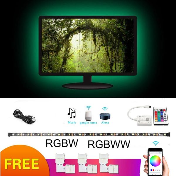 usb led strip rgb+warm white wifi alexa controller ip20/ip65 flexible strip light rgbw rgbww tv background light
usb led strip rgb+warm white wifi alexa controller ip20/ip65 flexible strip light rgbw rgbww tv background light