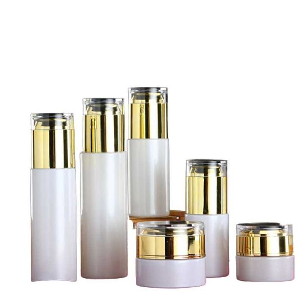 storage bottles & jars 20~80ml empty glass mist spray bottle white refillable emulsion lotion pump gold acrylic lid 20/30/50g cosmetic cream
storage bottles & jars 20~80ml empty glass mist spray bottle white refillable emulsion lotion pump gold acrylic lid 20/30/50g cosmetic cream