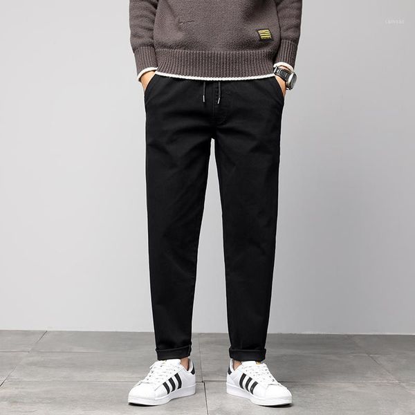 spring casual pants men cotton slim fit fashion trousers male brand clothing plus size 40 42 44 46 men's, Black
spring casual pants men cotton slim fit fashion trousers male brand clothing plus size 40 42 44 46 men's, Black