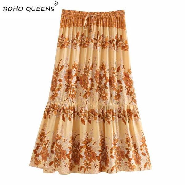 skirts vintage chic hippie women floral peacock printed high elastic waist beach bohemian skirt ladies midi a-line boho, Black
skirts vintage chic hippie women floral peacock printed high elastic waist beach bohemian skirt ladies midi a-line boho, Black