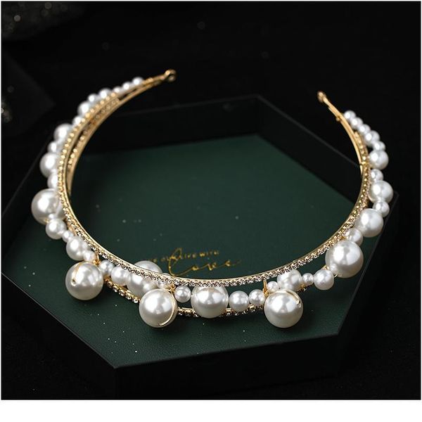 new wedding pearl headband hair accessories rhinestone handmade headdress ladies prom headband bride tiara hair qylvee, Silver
new wedding pearl headband hair accessories rhinestone handmade headdress ladies prom headband bride tiara hair qylvee, Silver