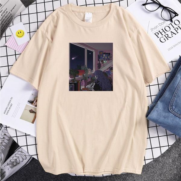 men's t-shirts quiet night stars print maleoversized breathable men tshirts harajuku soft tee shirts comfortable loose clothing, White;black
men's t-shirts quiet night stars print maleoversized breathable men tshirts harajuku soft tee shirts comfortable loose clothing, White;black