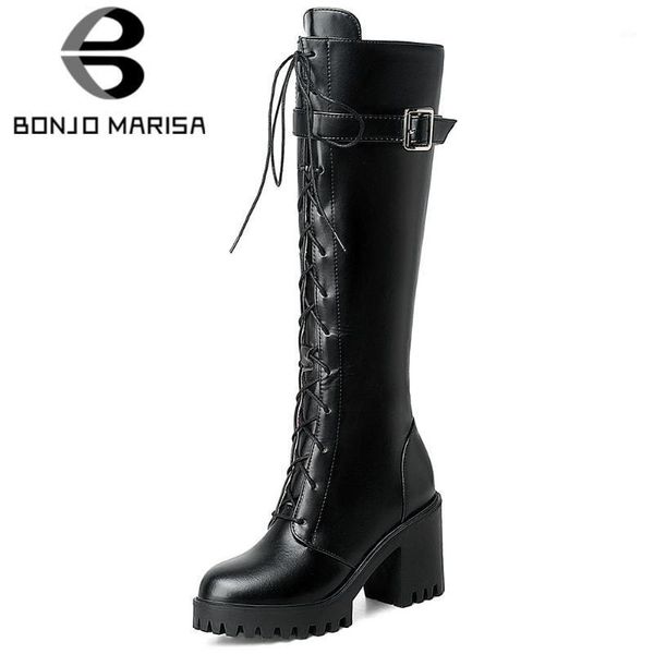 boots bonjomarisa female fashion designer solid winter round toe chunky heel platform mid calf women brand shoes woman1, Black
boots bonjomarisa female fashion designer solid winter round toe chunky heel platform mid calf women brand shoes woman1, Black