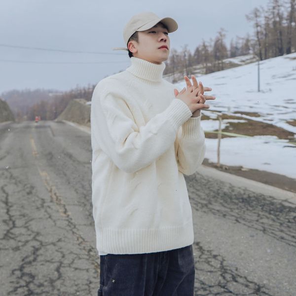 2021 winter turtleneck sweater men's warmth fashion retro casual knitted pullover men streetwear knitting sweaters mens 4zg0, White;black
2021 winter turtleneck sweater men's warmth fashion retro casual knitted pullover men streetwear knitting sweaters mens 4zg0, White;black