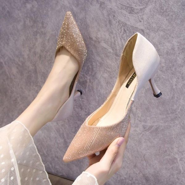 dress shoes sequins women shallow bling pointed toe pumps high heels wedding concise boat high-heeled tacon mujer y21-51, Black
dress shoes sequins women shallow bling pointed toe pumps high heels wedding concise boat high-heeled tacon mujer y21-51, Black